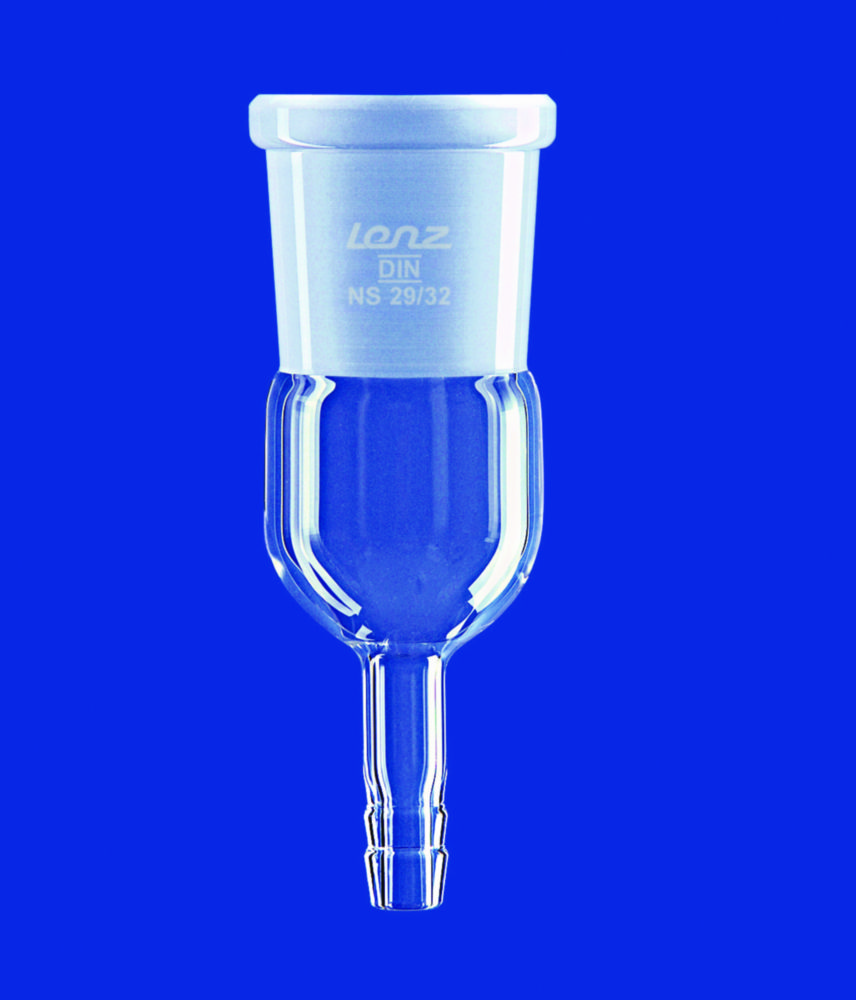 Adapters with NS socket, DURAN® tubing, straight