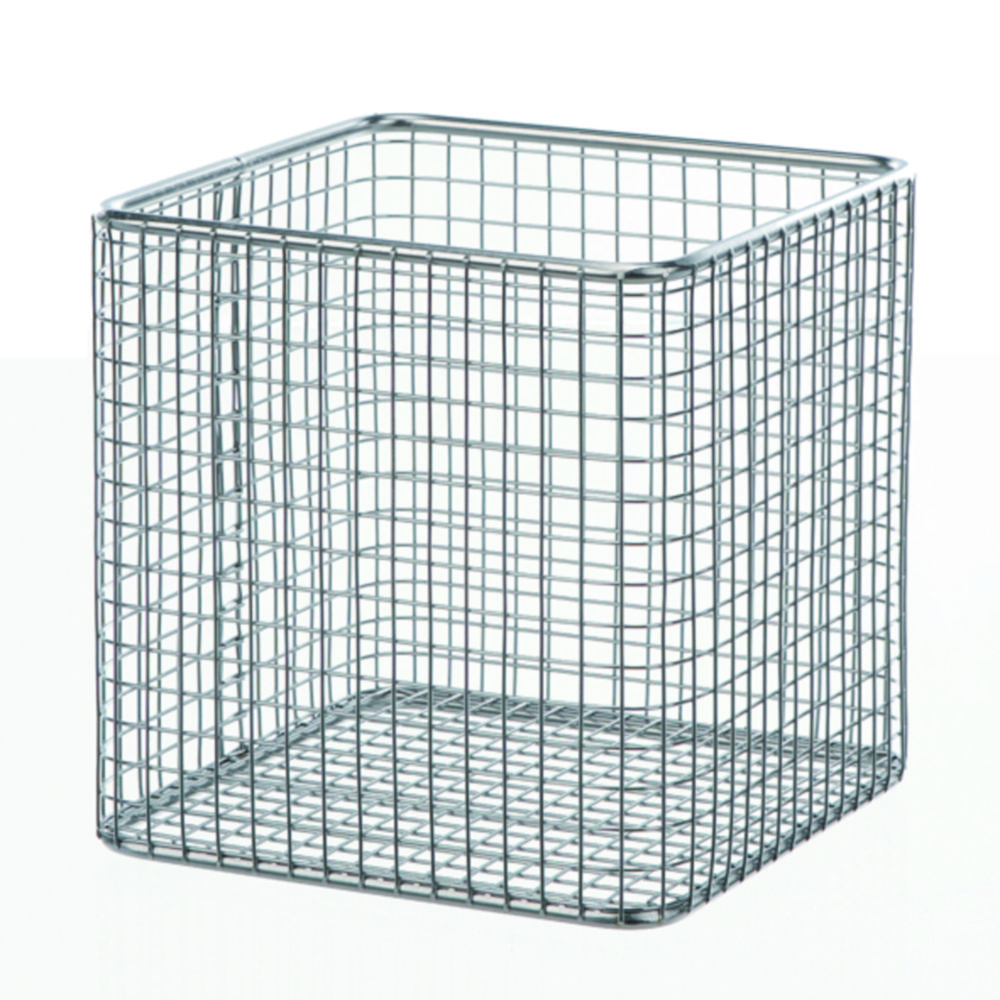 Wire baskets square, stainless steel Wire baskets square, stainless steel