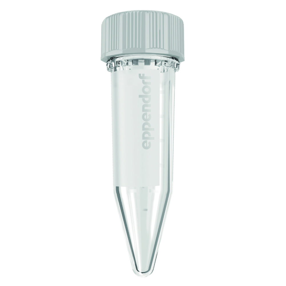 Eppendorf Tubes® 5.0 mL, PP, with screw cap, Forensic DNA Grade Eppendorf Tubes® 5.0 mL, PP, with screw cap, Forensic DNA Grade