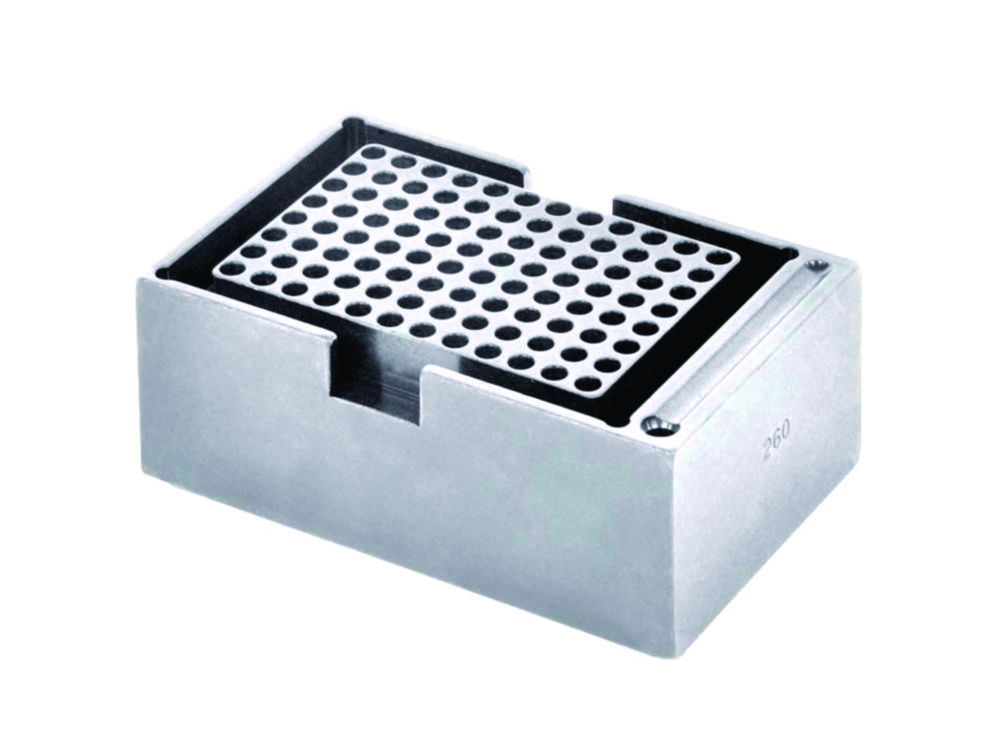 Blöcke für PCR-Gefäße und 96-/384-Well-Platten für Blockthermostate