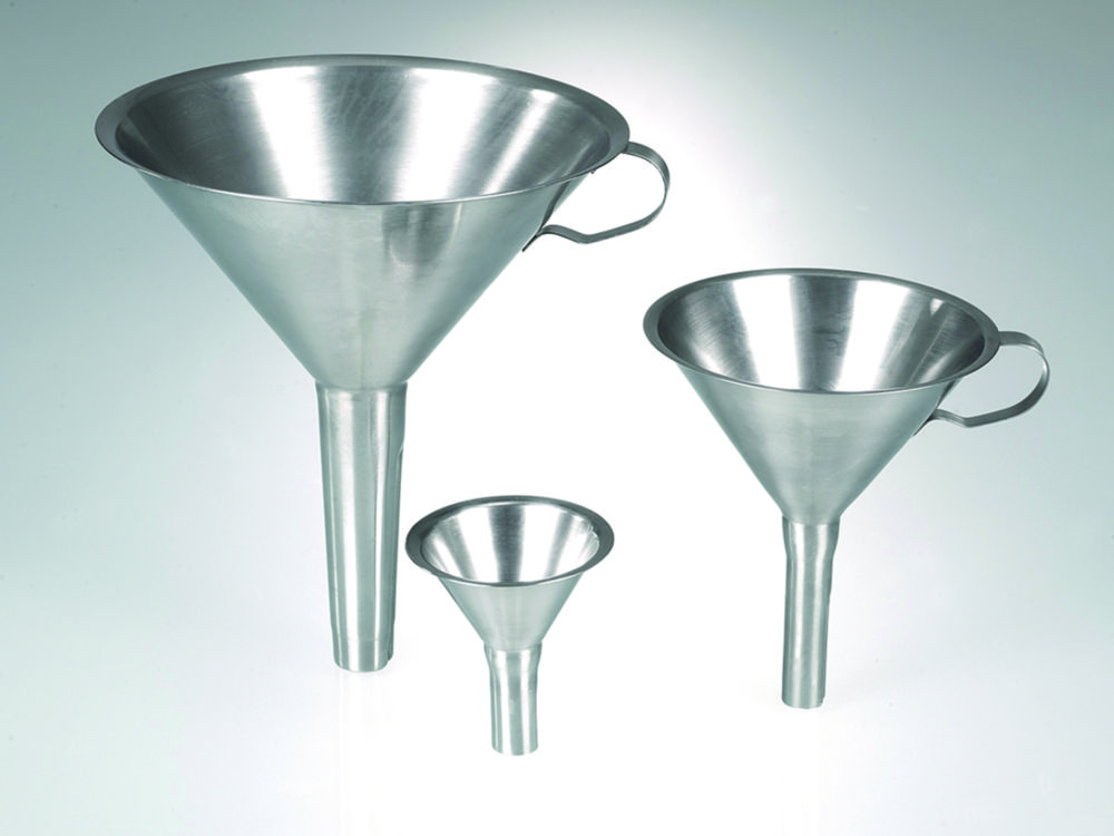 Funnels, stainless steel V2A Funnels, stainless steel V2A