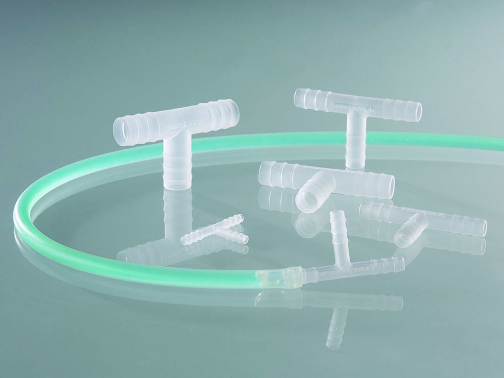 Schlauchverbinder, T-Form, PVDF