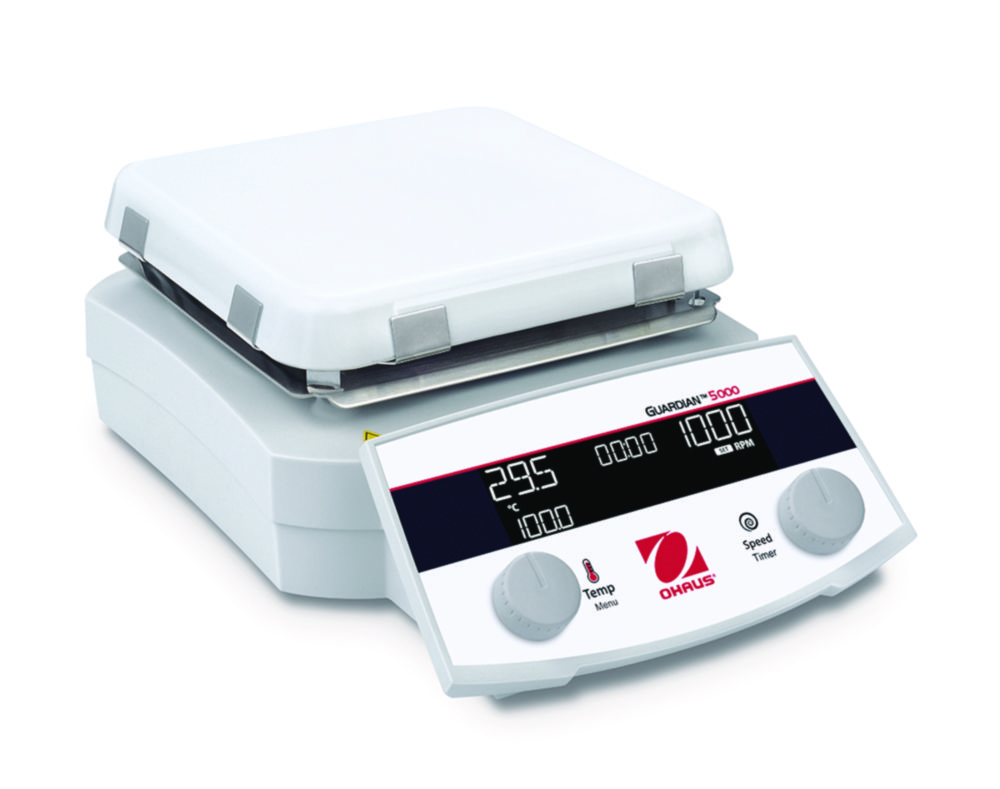 Hotplate stirrers Guardian™ 5000, with square top plate Hotplate stirrers Guardian™ 5000, with square top plate