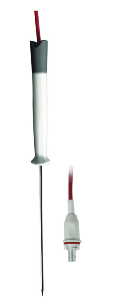 Pointed temperature probes TPX 400 for laboratory thermometers TFX 410-1/TFX 420, with silicone cable Pointed temperature probes TPX 400 for laboratory thermometers TFX 410-1/TFX 420, with silicone cable