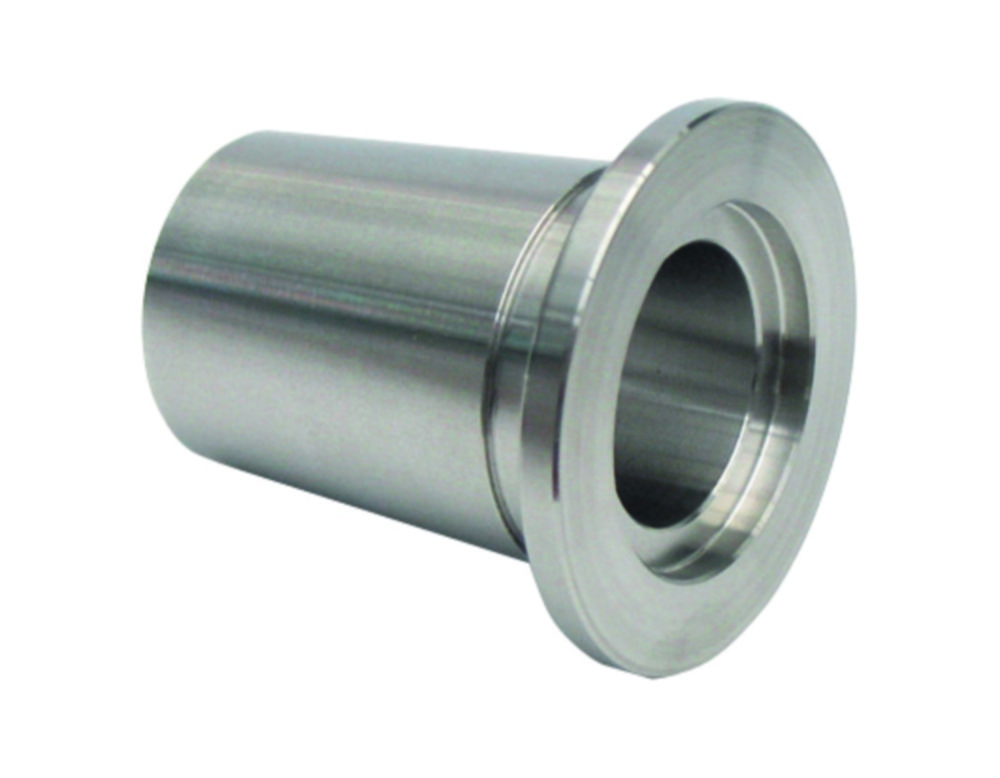 Small flange fittings, with male ground joint