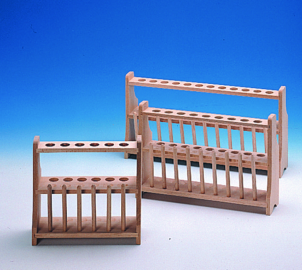 Test tube stands, wood Test tube stands, wood