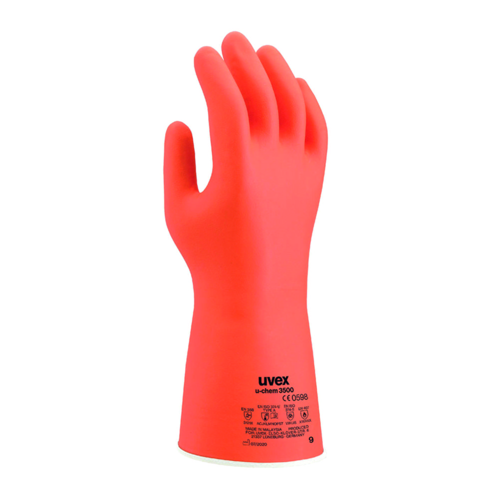 Chemikalienschutzhandschuh uvex u-chem 3500, NBR