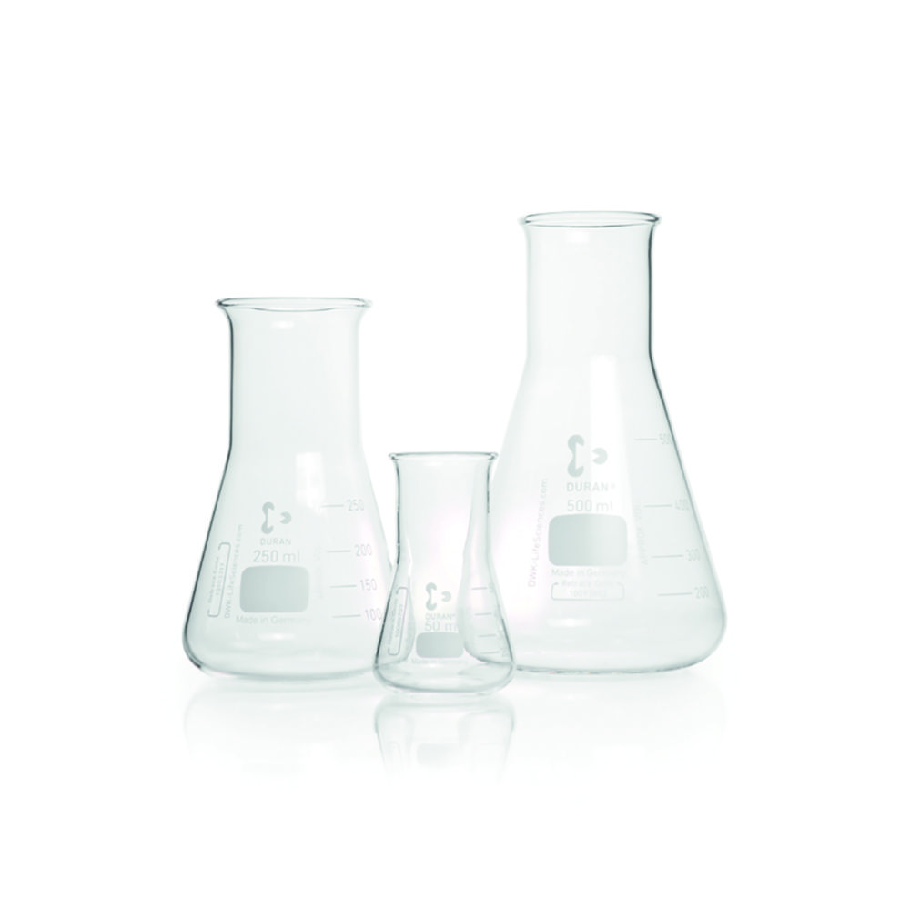 Erlenmeyer flasks, DURAN®, wide neck Erlenmeyer flasks, DURAN®, wide neck