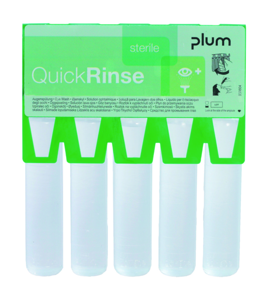 Augenspülampullen QuickRinse, 0,9% NaCl, steril