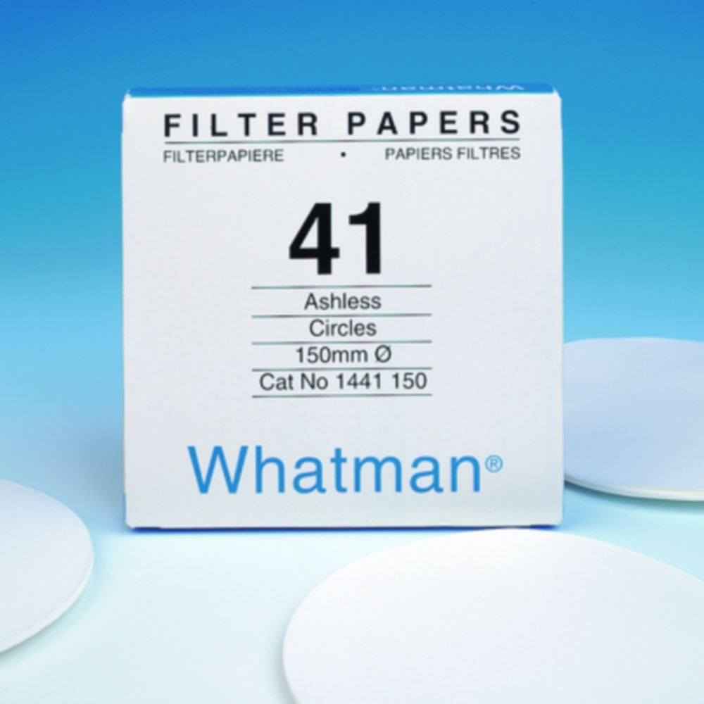 Filter paper, grade 41, quantitative, circles Filter paper, grade 41, quantitative, circles