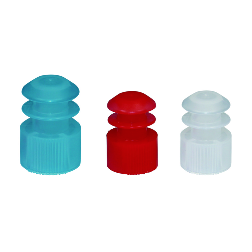 Ribbed stoppers, LD-PE Ribbed stoppers, LD-PE