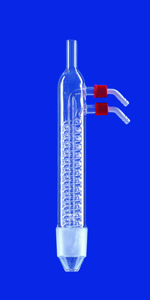 Condensers acc. to Dimroth for extractors, with PP olives, DURAN® tubing Condensers acc. to Dimroth for extractors, with PP olives, DURAN® tubing