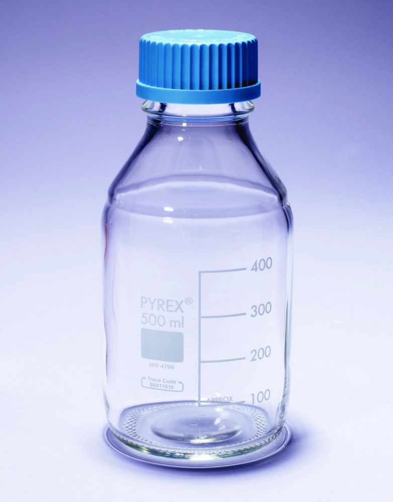 Laboratory bottles, Media-lab, PYREX®, with screw cap Laboratory bottles, Media-lab, PYREX®, with screw cap