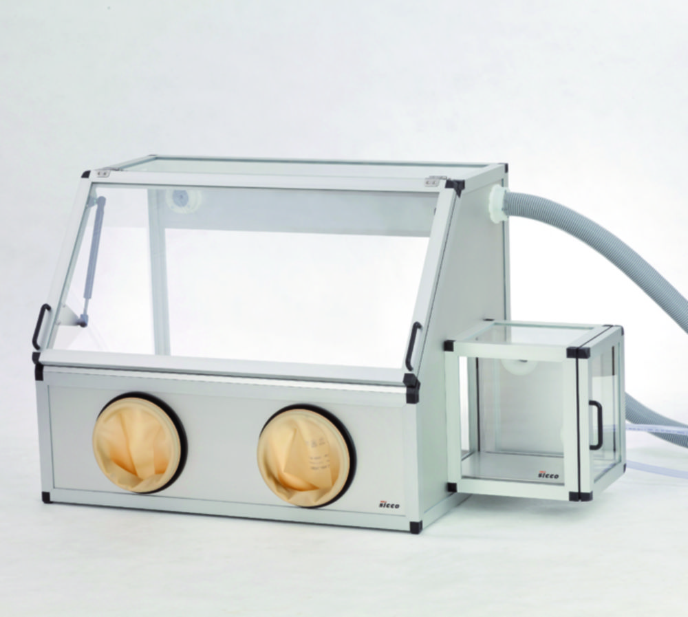 Glove box Vitrum, borosilicate glass 3.3 Glove box Vitrum, borosilicate glass 3.3