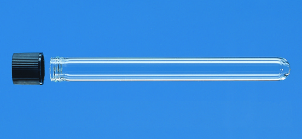 Culture tubes, glass, with screw cap, PP Culture tubes, glass, with screw cap, PP