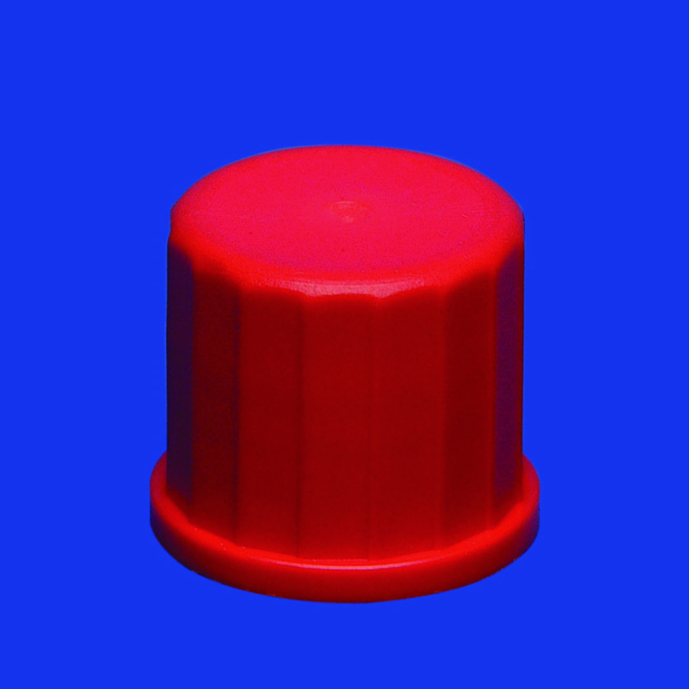 Screw caps for screwthread tubes, PBT