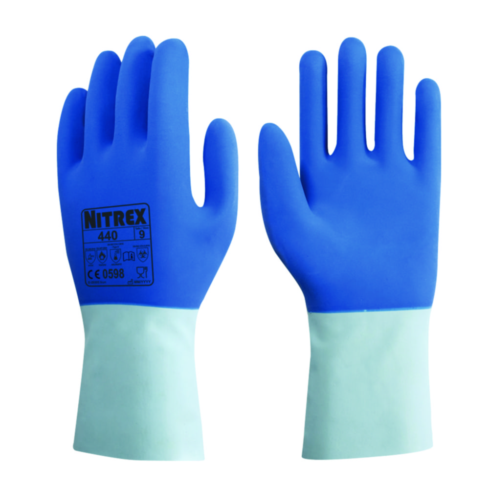 Chemical protective glove NITREX 440, Latex Chemical protective glove NITREX 440, Latex