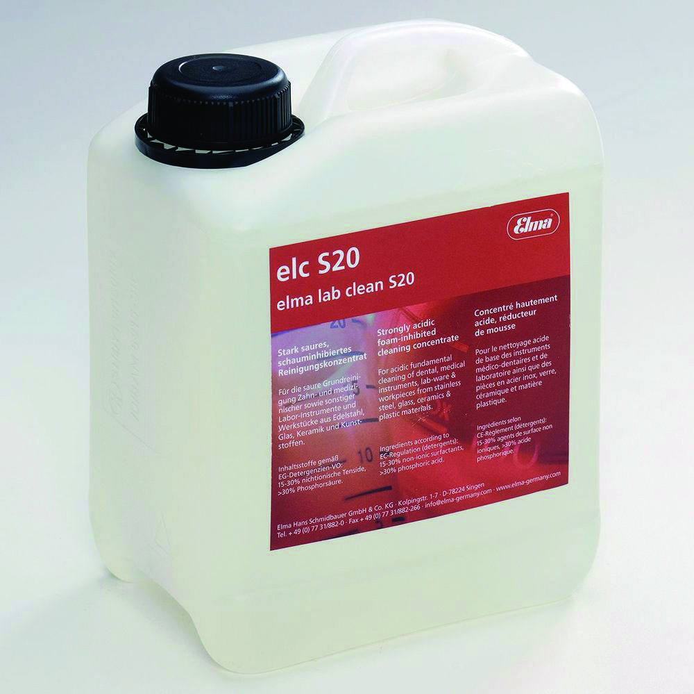 Concentrate for ultrasonic baths elma lab clean S20 Concentrate for ultrasonic baths elma lab clean S20