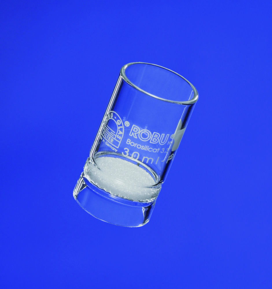 Rohfaser-Tiegel VitraPOR®, Borosilikatglas 3.3