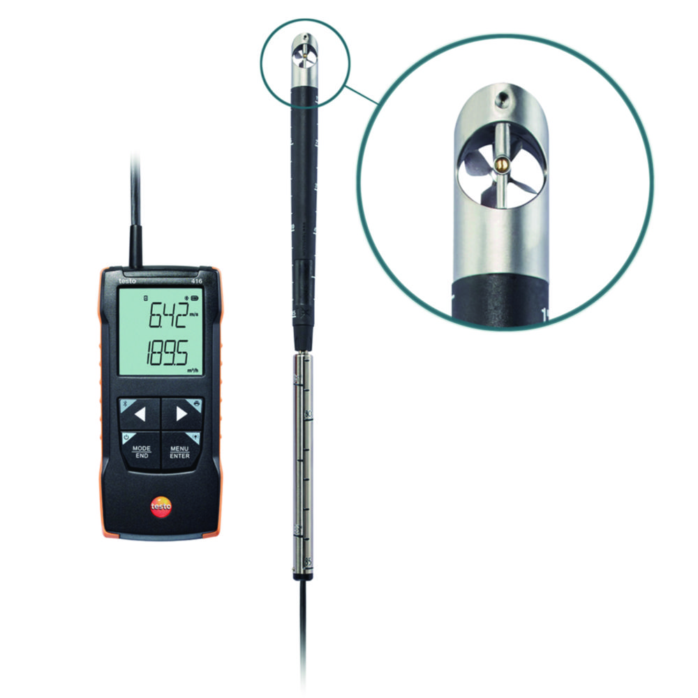 Flügelrad-Anemometer testo 416