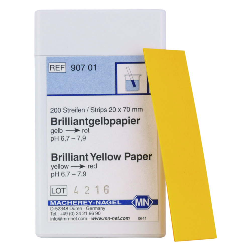 Indicator papers without colour scale Indicator papers without colour scale