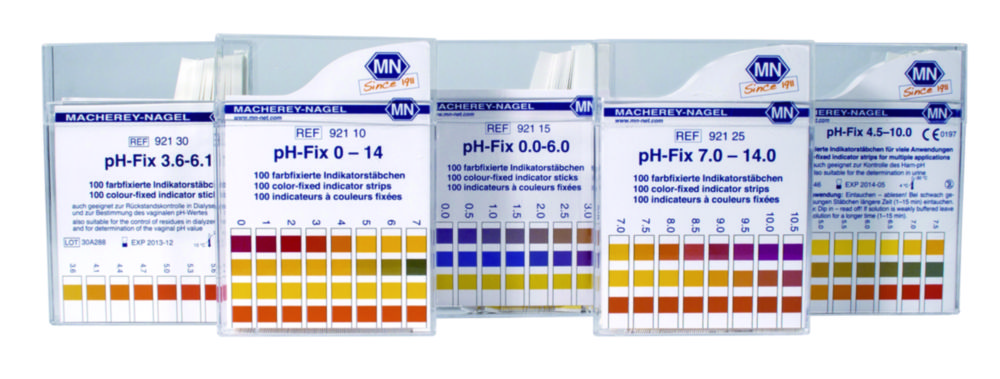 pH-Fix indicator strips, special pH-Fix indicator strips, special