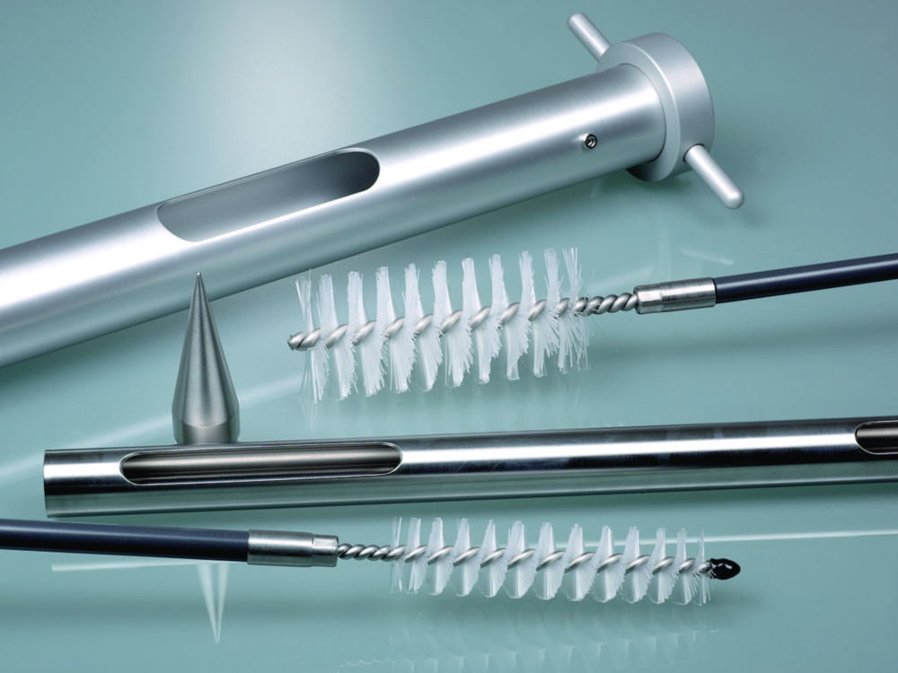 Rohrreinigungsbürsten, PVC/Edelstahl