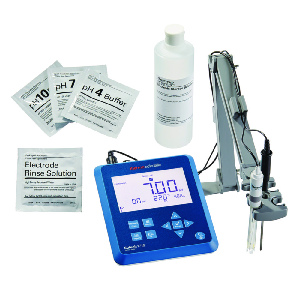 pH/mV meter Eutech™ PH 1710, low-maintenance kit pH/mV meter Eutech™ PH 1710, low-maintenance kit