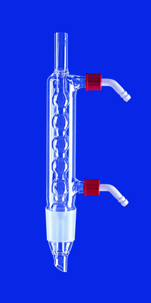 Condensers acc. to Allihn for extractors, DURAN® tubing, with plastic olives Condensers acc. to Allihn for extractors, DURAN® tubing, with plastic olives