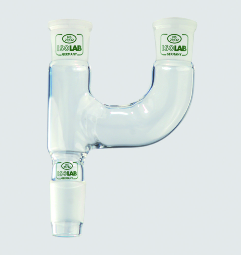Multiple Adapters, 2 necks, borosilicate glass 3.3