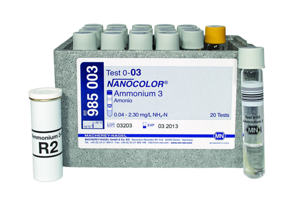 Tube tests NANOCOLOR® Ammonium Tube tests NANOCOLOR® Ammonium