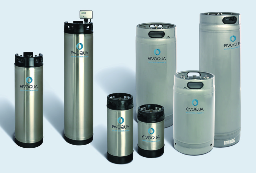 Deionisers, stainless steel (V4A), empty cartridge, without resin Deionisers, stainless steel (V4A), empty cartridge, without resin