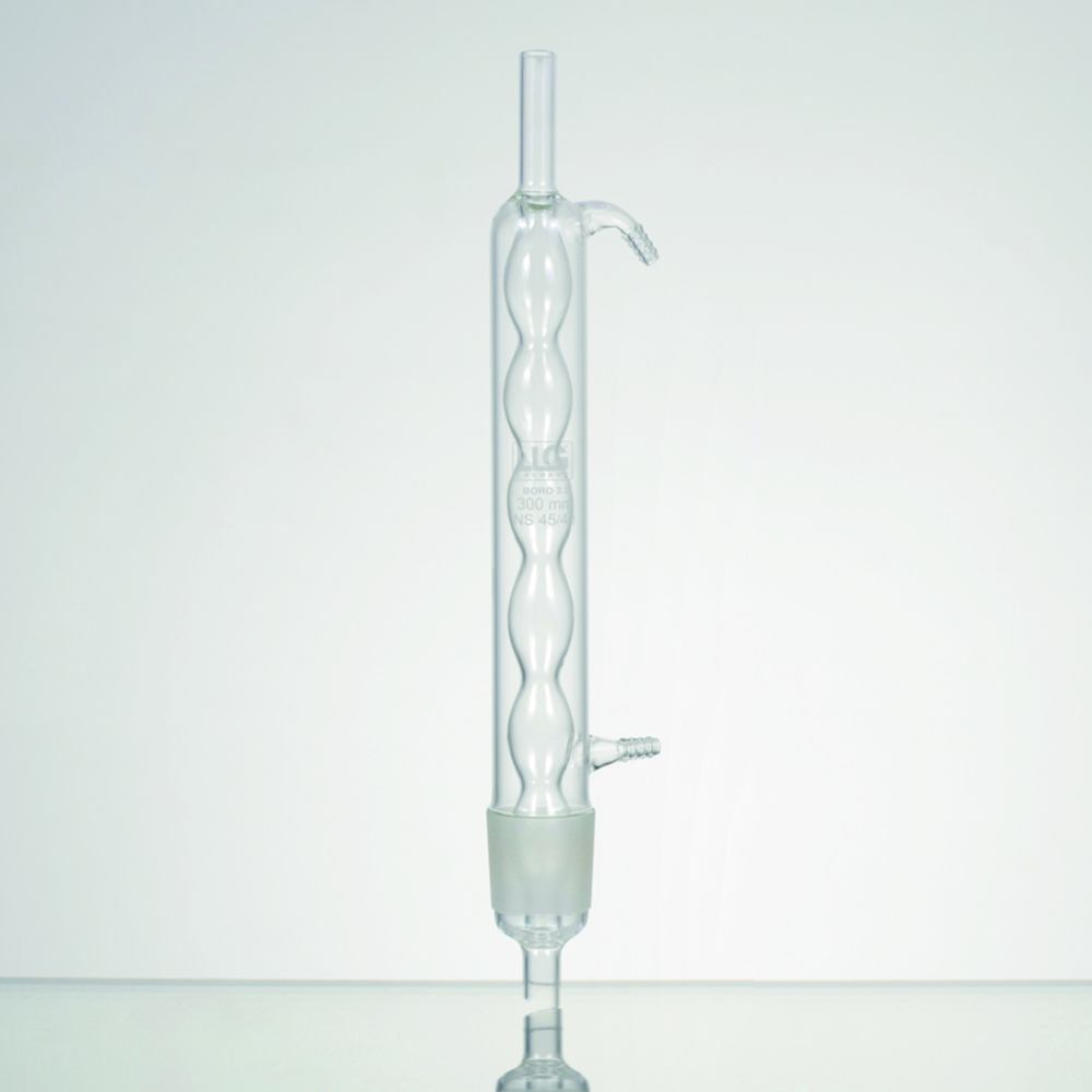 LLG-Condenser acc. to Allihn, borosilicate glass 3.3, glass olive LLG-Condenser acc. to Allihn, borosilicate glass 3.3, glass olive