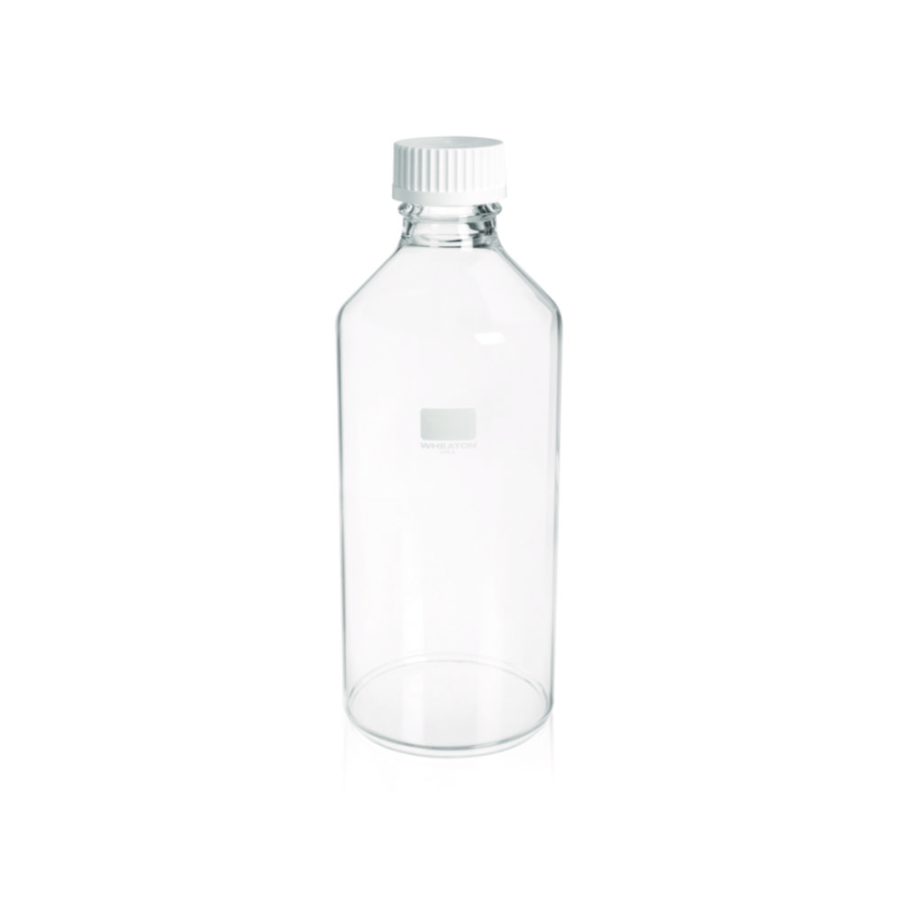 Rollerflaschen WHEATON®, Borosilikatglas, mit Schraubverschluss, PP