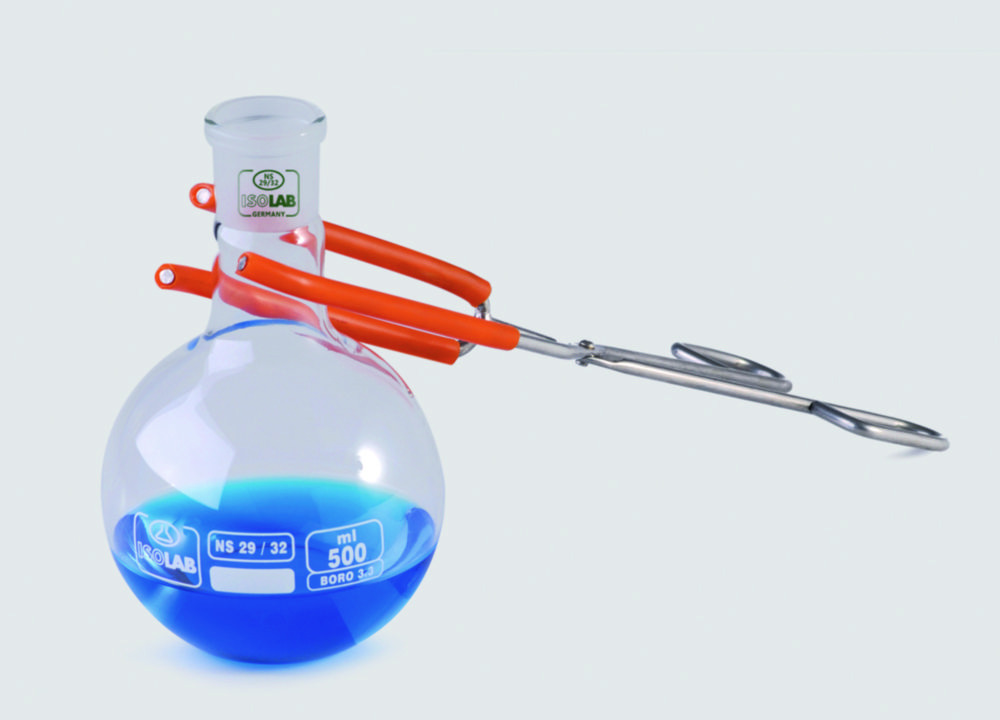 Flask tongs, chromated steel Flask tongs, chromated steel