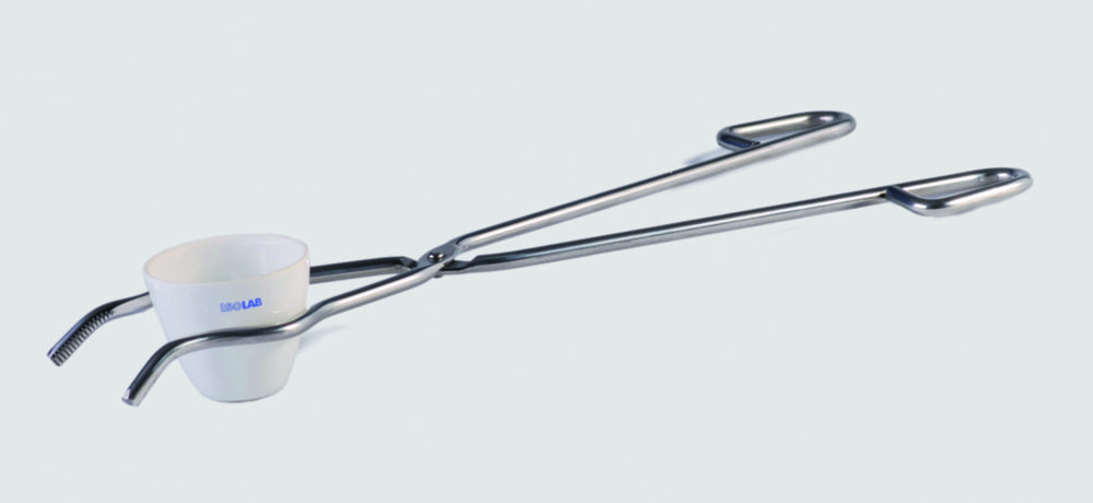Crucible tongs, chromated steel Crucible tongs, chromated steel