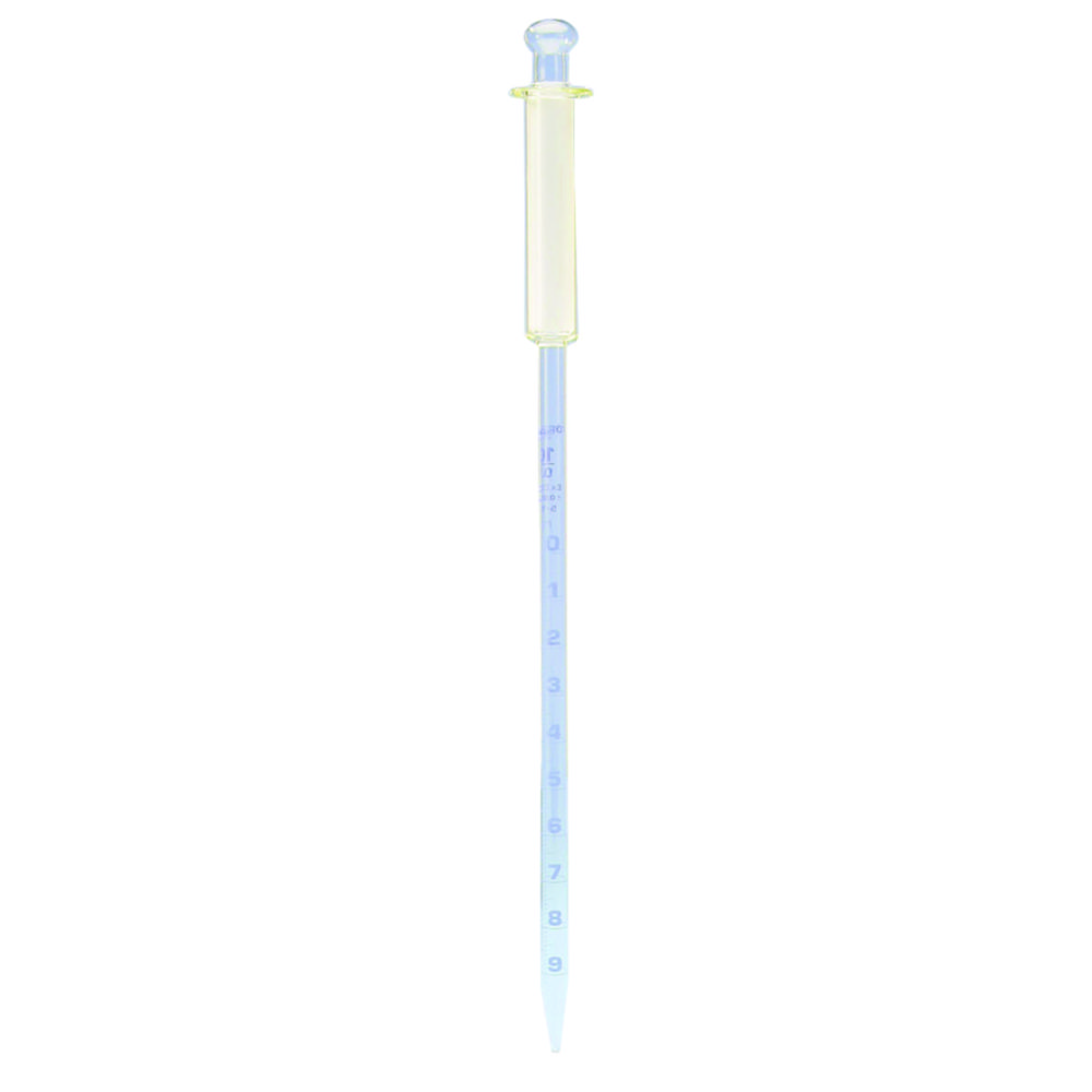 Graduated pipettes FORTUNA®, with suction piston, AR-Glass, similar to class A Graduated pipettes FORTUNA®, with suction piston, AR-Glass, similar to class A