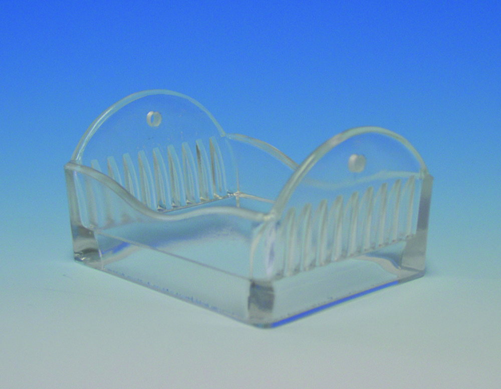 Insert for staining troughs, soda-lime glass Insert for staining troughs, soda-lime glass