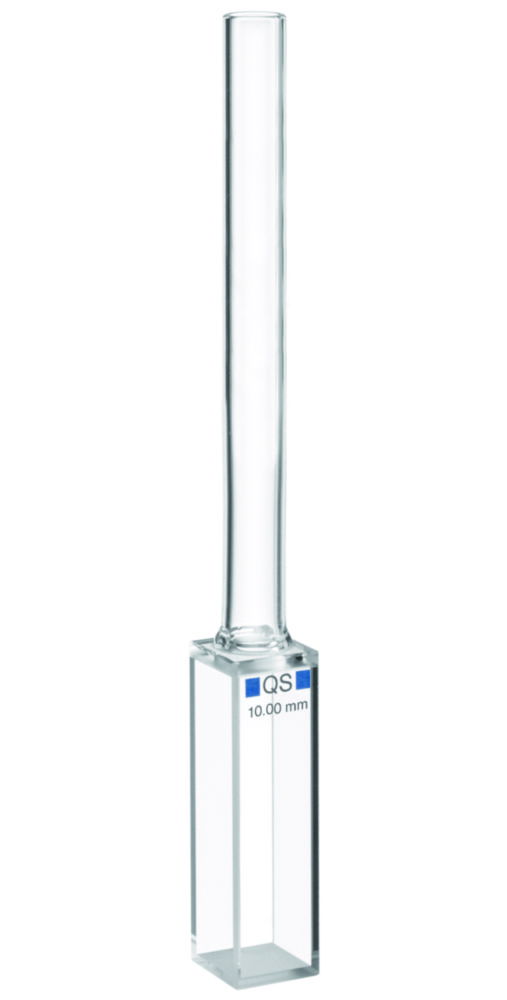 Cells for fluorescence measurement, UV-range, with connector