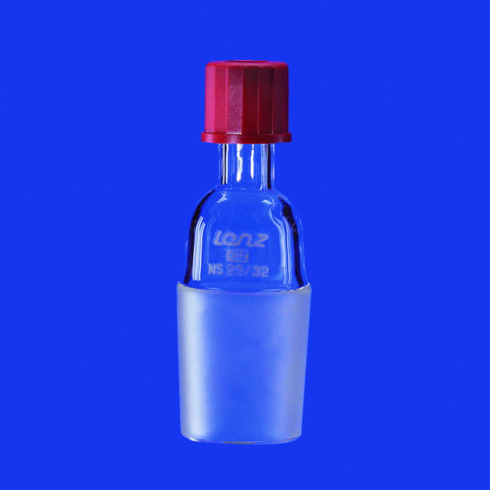 Gewinderohre mit NS-Kern, DURAN®-Rohr, mit Kappe und Dichtung