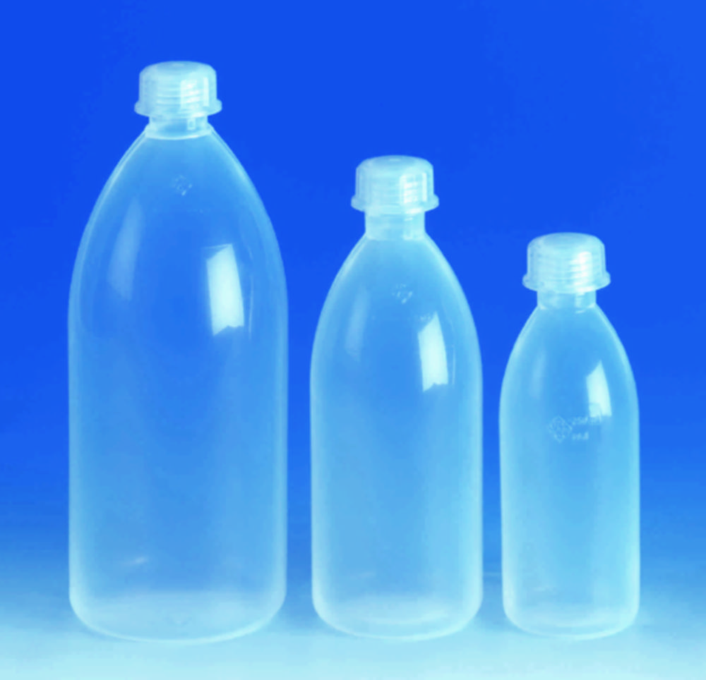 Narrow-mouth bottles with screw thread Narrow-mouth bottles with screw thread