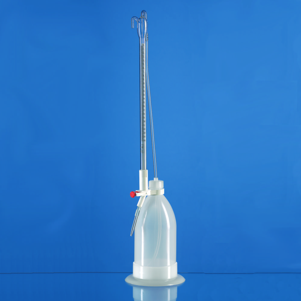 Automatic burettes, glass, Schilling pattern, boro 3.3, class B Automatic burettes, glass, Schilling pattern, boro 3.3, class B