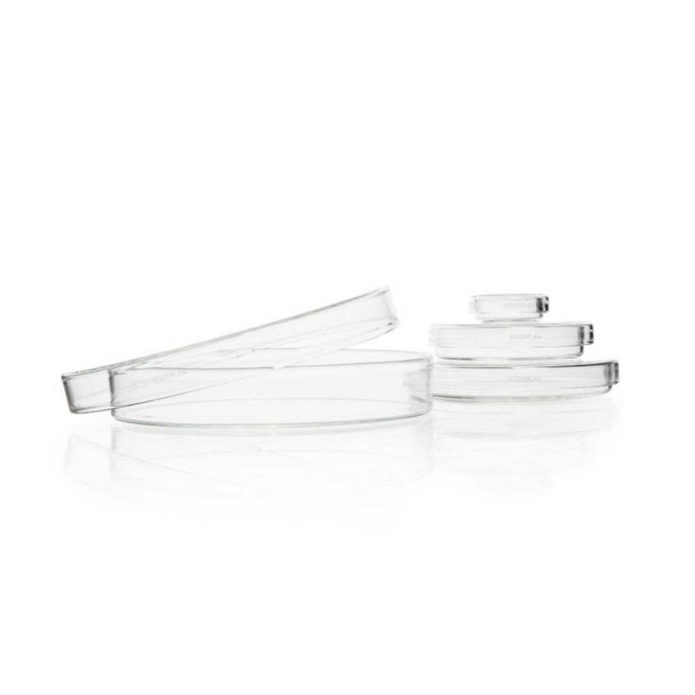 Petri dishes,  Soda-lime glass Petri dishes,  Soda-lime glass