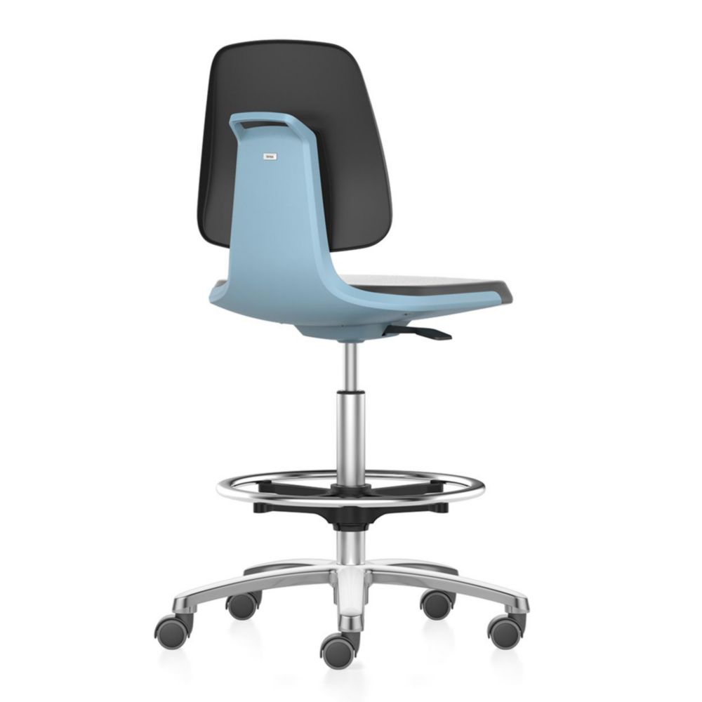 Laborstühle Labsit 4, mit Sitz-Stopp-Rollen und Fußring Laborstühle Labsit 4, mit Sitz-Stopp-Rollen und Fußring