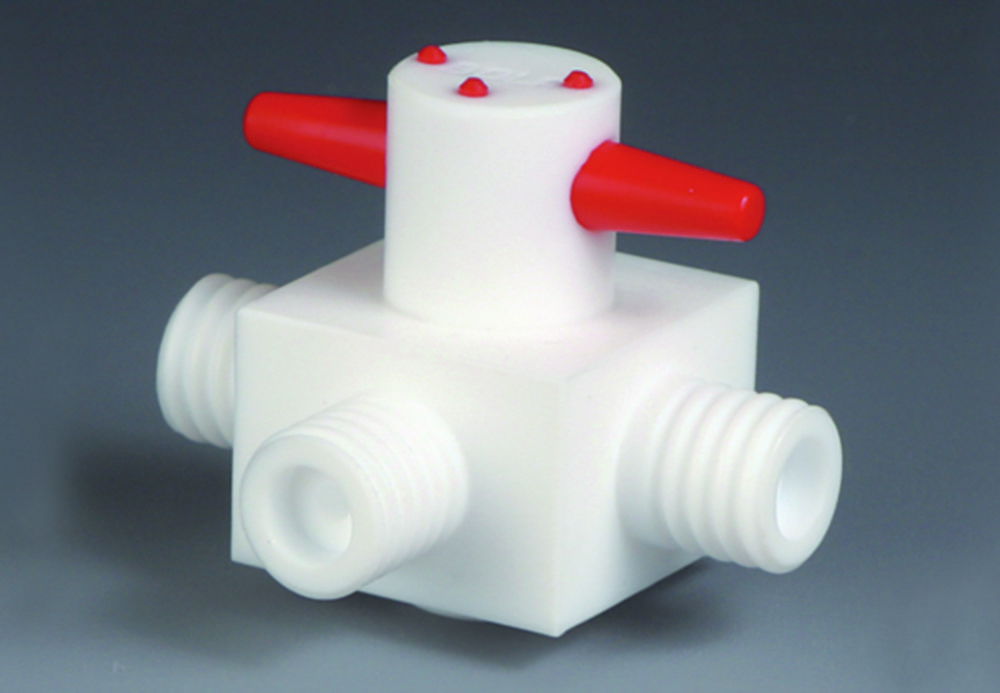 3-Wege GL-Hähne PTFE