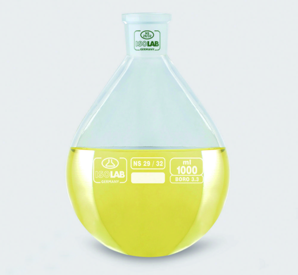 Verdampferkolben, Birnenform, Borosilikatglas 3.3