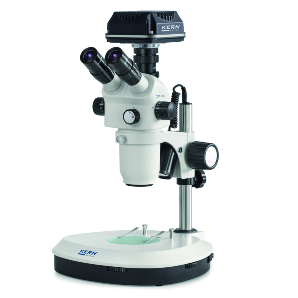 Stereo zoom microscope set OZP, with C-mount camera Stereo zoom microscope set OZP, with C-mount camera