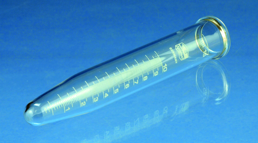 Zentrifugengläser, konisch, gebördelter Rand, AR-Glas®