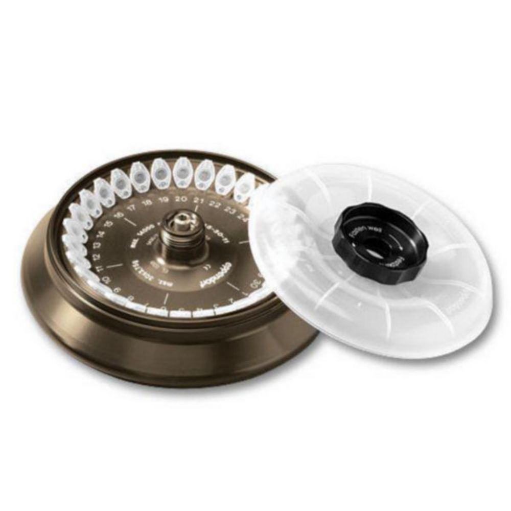Fixed angle rotor F-45-30-11 for microcentrifuges 5430/5430 R, incl. rotor lid, chemically resistant Fixed angle rotor F-45-30-11 for microcentrifuges 5430/5430 R, incl. rotor lid, chemically resistant