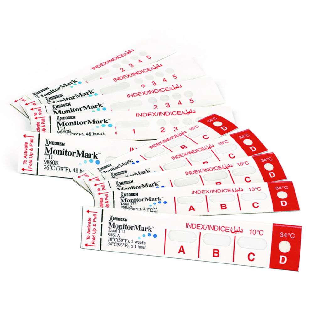 Time/Temperature indicators MonitorMark™ Time/Temperature indicators MonitorMark™